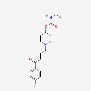 molecular formula C19H27FN2O3 B1668579 Carperone CAS No. 20977-50-8
