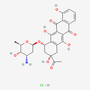 molecular formula C26H28ClNO10 B1668586 Carubicin Hydrochloride CAS No. 52794-97-5