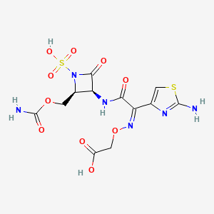 molecular formula C12H14N6O10S2 B1668587 Carumonam CAS No. 87638-04-8
