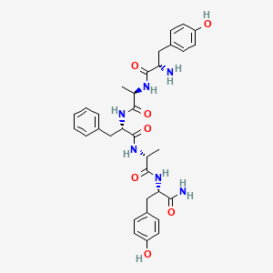 molecular formula C33H40N6O7 B1668600 Casokefamide CAS No. 98815-38-4