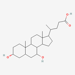 molecular formula C24H40O4 B1668608 Chenodeoxycholic Acid CAS No. 474-25-9