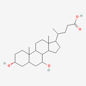 molecular formula C24H40O4 B1668608 鹅去氧胆酸 CAS No. 474-25-9