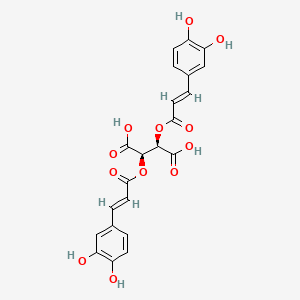 molecular formula C22H18O12 B1668617 Chicoric acid CAS No. 70831-56-0