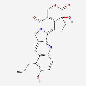 molecular formula C23H20N2O5 B1668618 Chimmitecan CAS No. 185425-25-6
