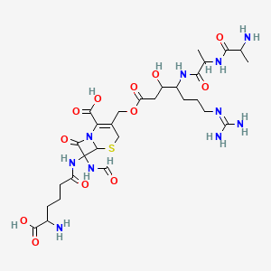 molecular formula C29H46N10O12S B1668627 几丁质菌素 B CAS No. 95722-76-2