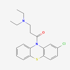 molecular formula C19H21ClN2OS B1668631 Chloracizine CAS No. 800-22-6