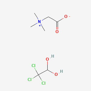 molecular formula C7H14Cl3NO4 B1668632 Cloral betaine CAS No. 2218-68-0