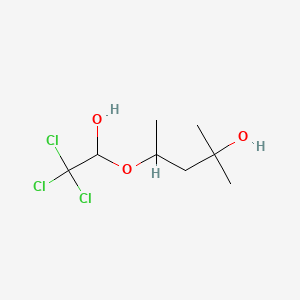 molecular formula C8H15Cl3O3 B1668634 Chloralodol CAS No. 3563-58-4