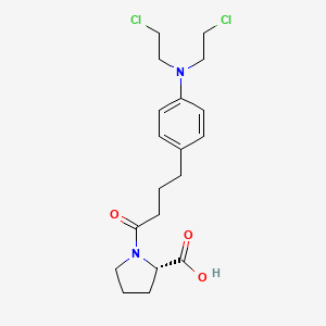 molecular formula C19H26Cl2N2O3 B1668638 Chlorambucyl-proline CAS No. 81050-71-7