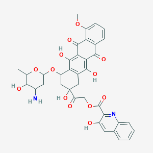 14-Quinaldinoyloxydaunorubicin