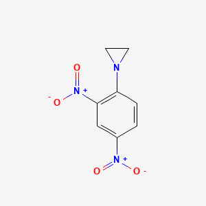 molecular formula C8H7N3O4 B1668661 1-(2,4-Dinitrophenyl)aziridine CAS No. 27141-65-7