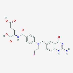 molecular formula C23H24FN5O6 B1668669 CB3731 CAS No. 80015-07-2
