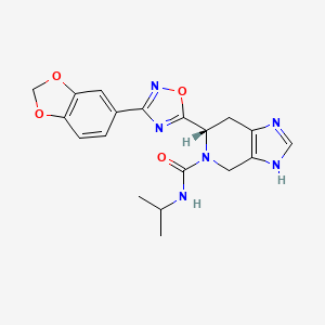 molecular formula C19H20N6O4 B1668688 CBK289001 