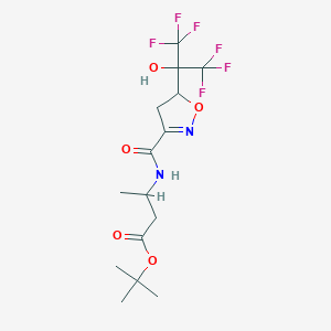 molecular formula C15H20F6N2O5 B1668689 CBM 301940 