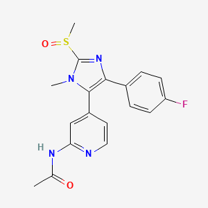 molecular formula C18H17FN4O2S B1668694 CBS-3595 CAS No. 908380-97-2