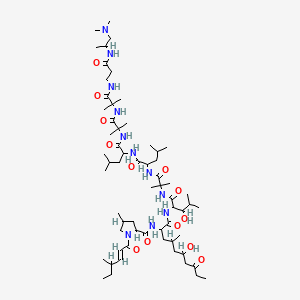 molecular formula C62H111N11O13 B1668695 Leucinostatin A CAS No. 76600-38-9