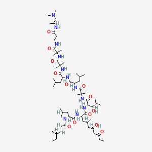 molecular formula C62H111N11O13 B1668695 Antibiotic 1907-VIII CAS No. 76600-38-9