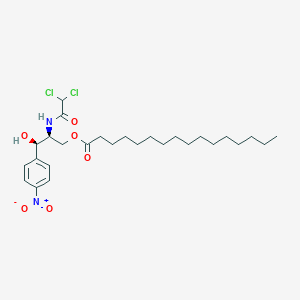 molecular formula C27H42Cl2N2O6 B1668700 Chloramphenicol Palmitate CAS No. 530-43-8