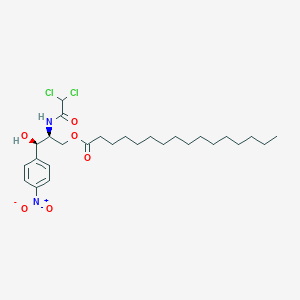 molecular formula C27H42Cl2N2O6 B1668700 Chloramphenicol palmitate CAS No. 530-43-8