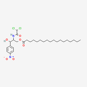 molecular formula C29H46Cl2N2O6 B1668701 Chloramphenicol stearate CAS No. 16255-48-4
