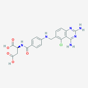molecular formula C20H19ClN6O5 B1668705 Chlorasquin CAS No. 18921-73-8