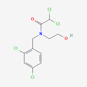 molecular formula C11H11Cl4NO2 B1668708 Chlorbetamide CAS No. 97-27-8