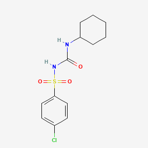 molecular formula C13H17ClN2O3S B1668711 Chlorcyclohexamide CAS No. 963-03-1