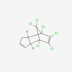 molecular formula C10H6Cl6 B1668713 氯丹 CAS No. 3734-48-3