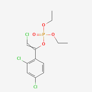 molecular formula C12H14Cl3O4P B1668722 [(Z)-2-chloro-1-(2,4-dichlorophenyl)ethenyl] diethyl phosphate CAS No. 470-90-6