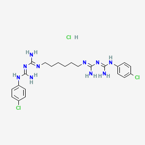 B1668726 Chlorhexidine hydrochloride CAS No. 3697-42-5