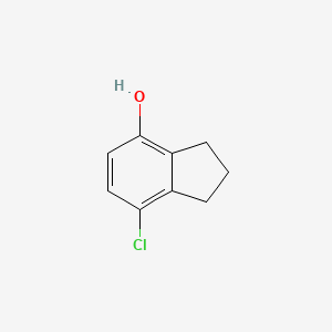 molecular formula C9H9ClO B1668727 Chlorindanol CAS No. 145-94-8