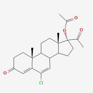 molecular formula C23H29ClO4 B1668728 Chlormadinone acetate CAS No. 302-22-7
