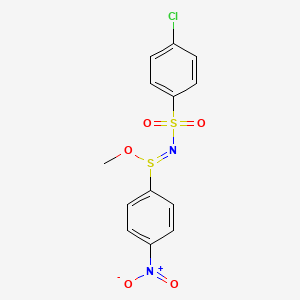 molecular formula C13H11ClN2O5S2 B1668735 Unii-TJ1W0H78EJ CAS No. 7134-19-2