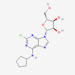 molecular formula C15H20ClN5O4 B1668740 2-Chloro-N6-cyclopentyladenosine CAS No. 37739-05-2