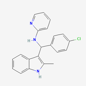 molecular formula C21H18ClN3 B1668745 CCT036477 CAS No. 305372-78-5