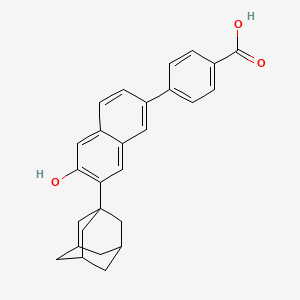 molecular formula C27H26O3 B1668750 CD1530 CAS No. 107430-66-0