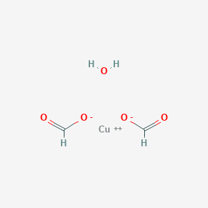 molecular formula C2H4CuO5 B166876 Copper(II) formate hydrate CAS No. 133386-04-6