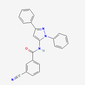 molecular formula C23H16N4O B1668767 Cdppb CAS No. 781652-57-1