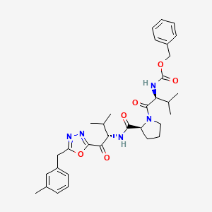 molecular formula C33H41N5O6 B1668768 Unii-X4edb9177R CAS No. 208840-22-6