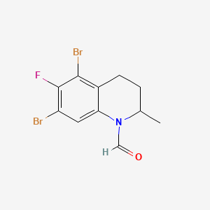 molecular formula C11H10Br2FNO B1668771 (R)-CE3F4 CAS No. 143703-25-7
