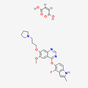 molecular formula C29H31FN4O7 B1668775 Cediranib Maleate CAS No. 857036-77-2