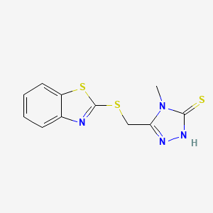 molecular formula C11H10N4S3 B1668777 Ceefourin 1 