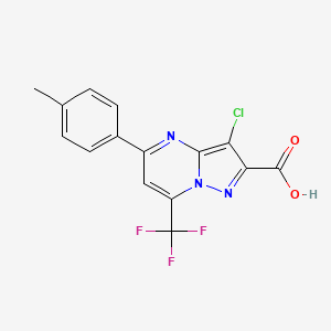 molecular formula C15H9ClF3N3O2 B1668778 Ceefourin 2 CAS No. 348148-51-6