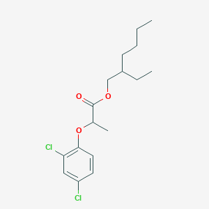 molecular formula C17H24Cl2O3 B166878 2-乙基己基 2-(2,4-二氯苯氧基)丙酸酯 CAS No. 79270-78-3