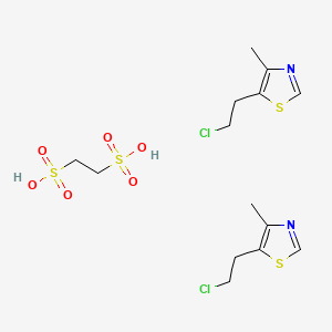 molecular formula C14H22Cl2N2O6S4 B1668782 Clomethiazole edisylate CAS No. 1867-58-9