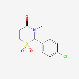 molecular formula C11H12ClNO3S B1668783 Chlormezanone CAS No. 80-77-3