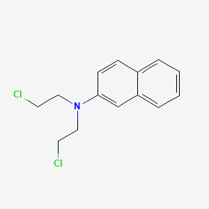 molecular formula C14H15Cl2N B1668784 Chlornaphazine CAS No. 494-03-1