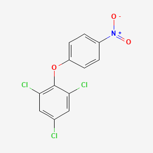 molecular formula C12H6Cl3NO3 B1668786 Chlornitrofen CAS No. 1836-77-7