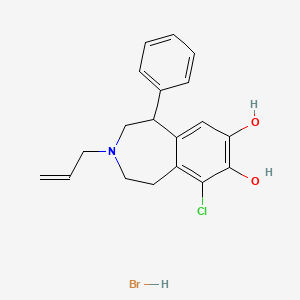 molecular formula C19H21BrClNO2 B1668789 SKF-82958 hydrobromide CAS No. 74115-01-8