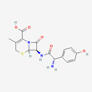 molecular formula C16H17N3O5S B1668809 无水头孢氨苄，L- CAS No. 144790-28-3